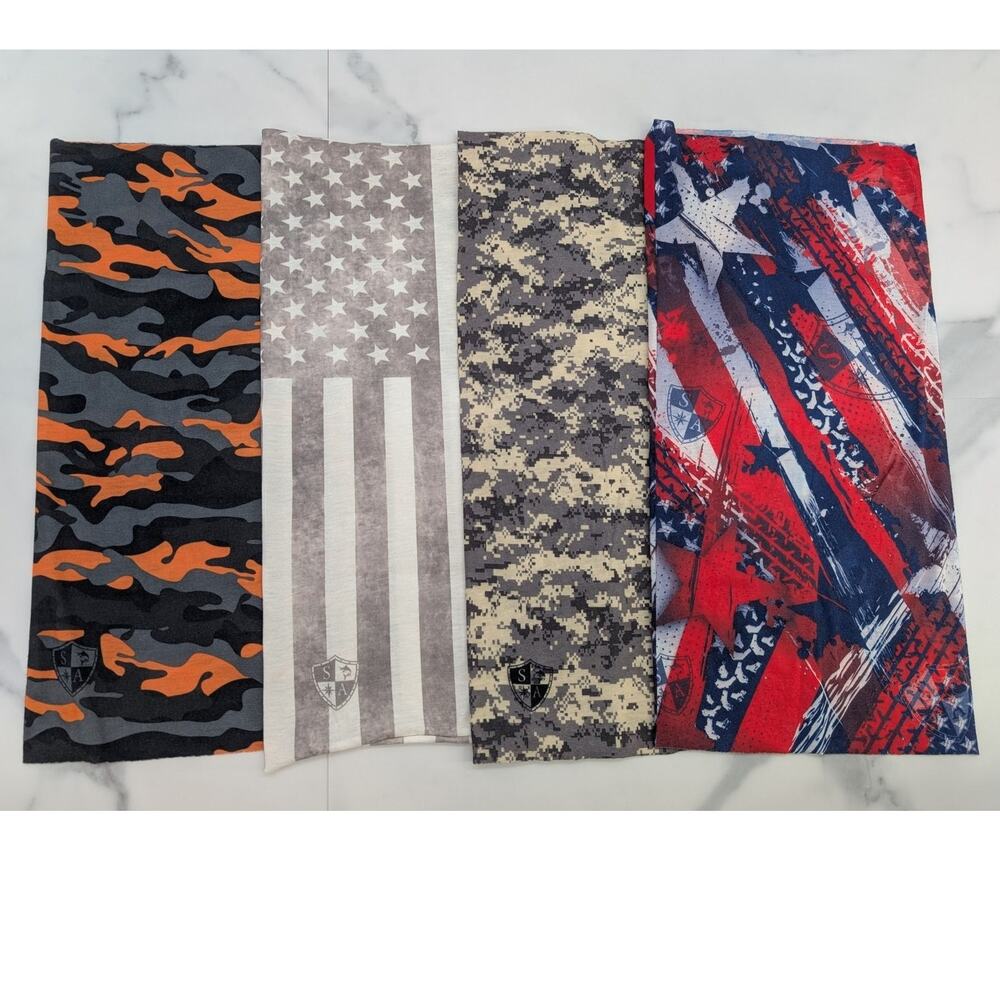 4 SA Co. Face shields, neck gaiters, sun masks